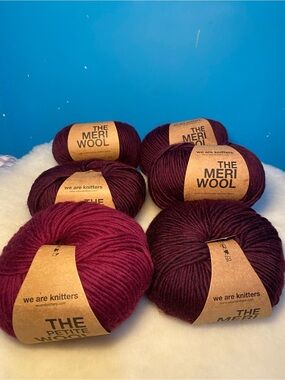 Lot of 6 we are knitters wool yarns